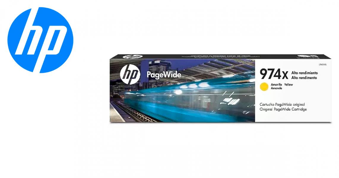 tinta hp l0s05al - 974x yellow pagewide pro 452477552577 (86 ml )