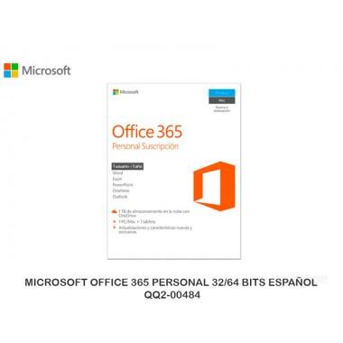 microsoft office 365 personal 3264 bits espaA±ol qq2-00484