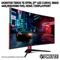 Monitor Gaming Teros TE-3172, 27 Led Curvo, Full HD, DisplayPort