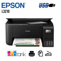 IMPRESORA MULTIFUNCIONAL DE TINTA EPSON ECOTANK L3210, IMPRIME / ESCANEA /  COPIA / USB