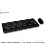 Combo Teclado Mouse Microsoft 3050 Inalambrico - PP3-00004