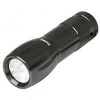 Linterna LED 180 Lumenes Alta Potencia Alcance 200M Duracion 40H 2 Pilas D,  de Plastico con